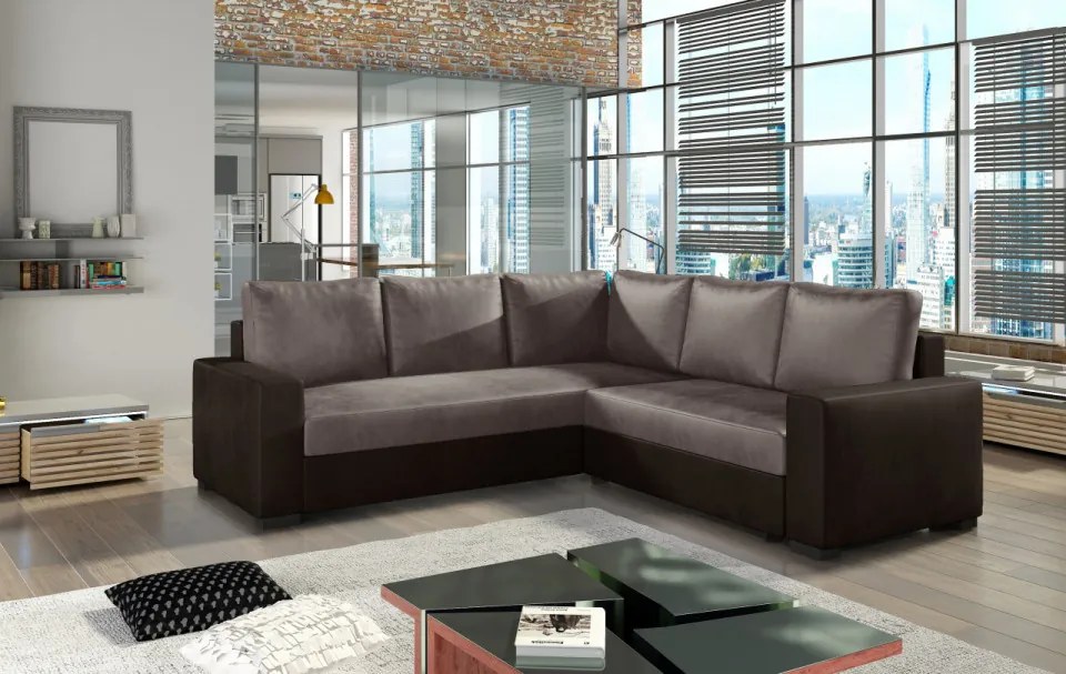 Coltar extensibil cu spatiu pentru depozitare, 240x240x90 cm, Canis 2, Eltap