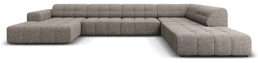 Colțar gri închis (cu colț pe partea dreaptă/în formă de "U") Chicago – Cosmopolitan Design