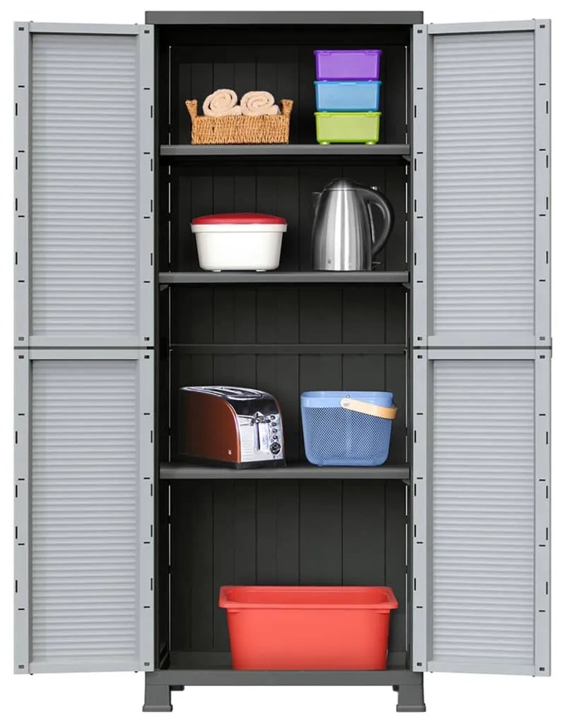 vidaXL Dulap, 68x39x171,5 cm, plastic