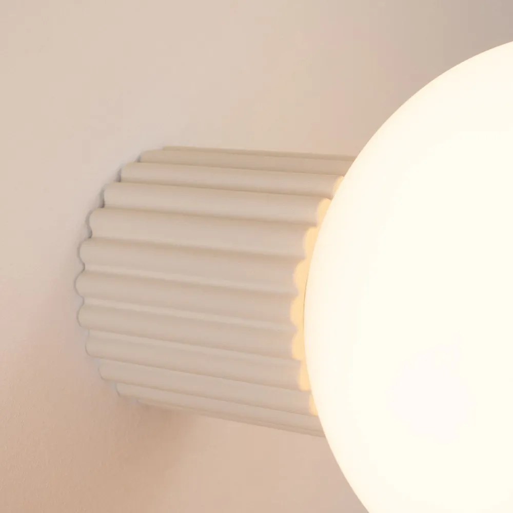 Aplică de perete crem ø 12 cm Orbital – Sollux