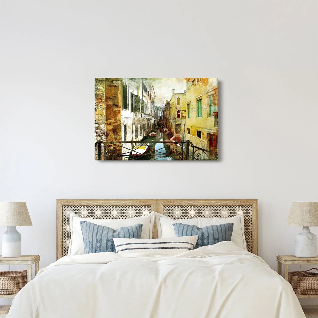 Tablou - Strada din Veneția (90x60 cm)