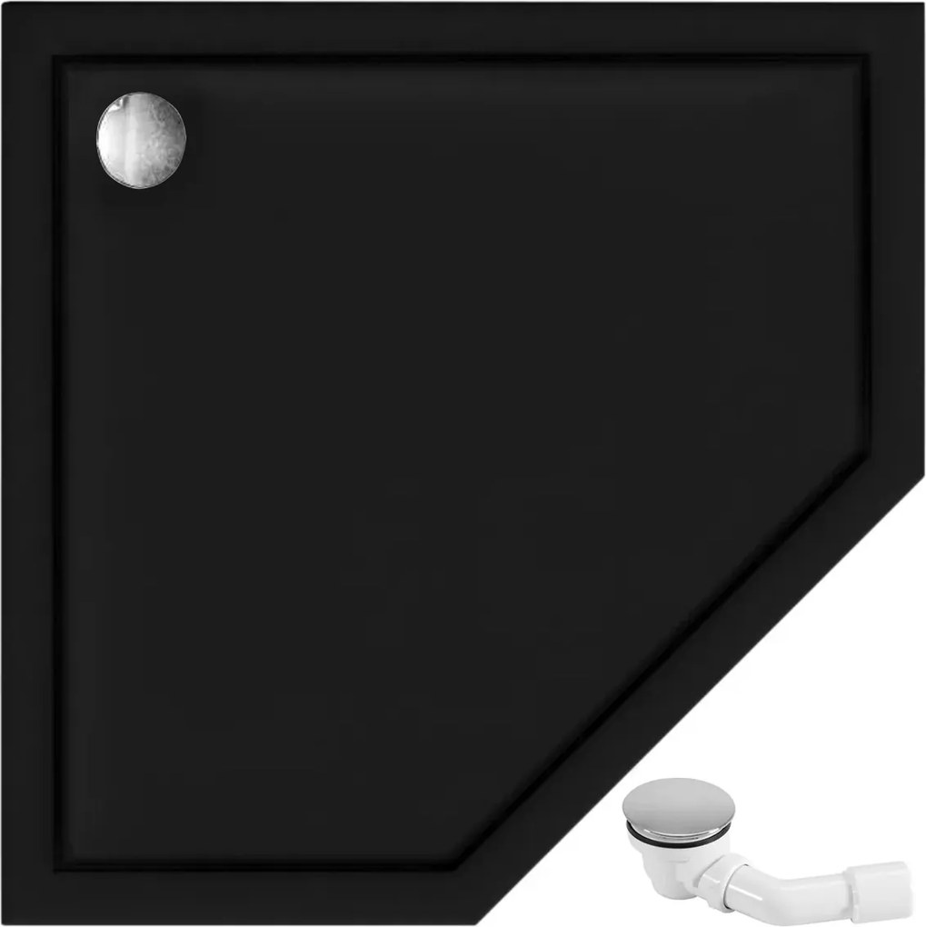 Cabina de dus DIAMOND 90x90 cm COPPER BRUSH