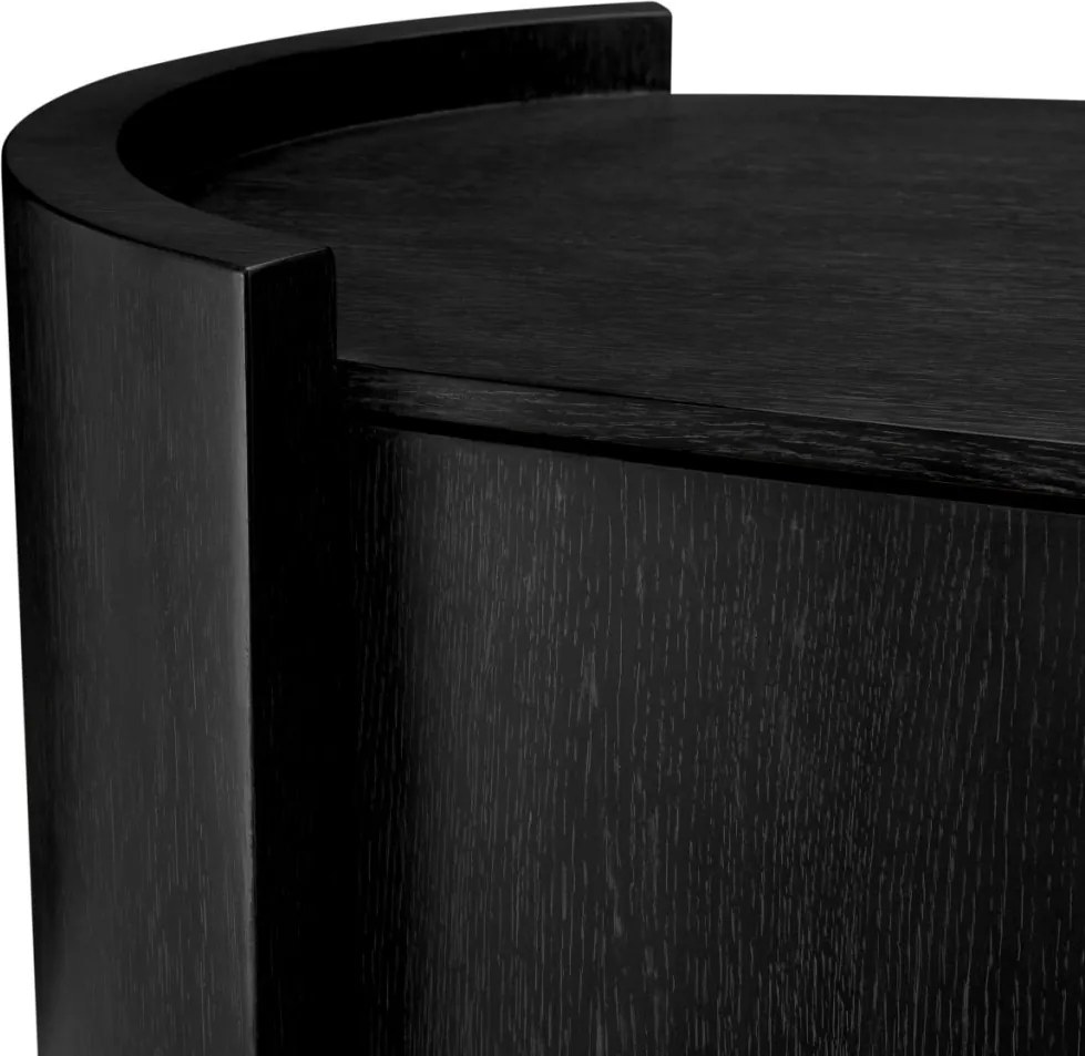 Comoda LUX Furnir Stejar Gri Carbune, Splendora