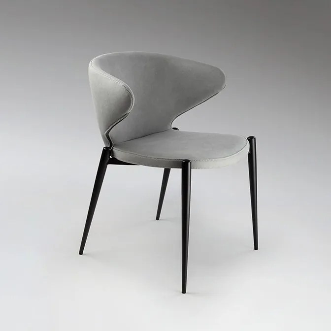 Scaun dining design elegant Alize gri