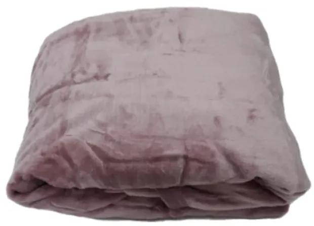 Pătură cocolino pufoasă 200x220cm, Valle Rosa, Purple