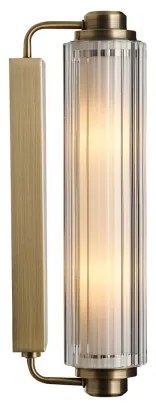 Nordlux - Aplica pentru oglindă de baie NIMAL 2xE14/25W/230V IP44 alamă