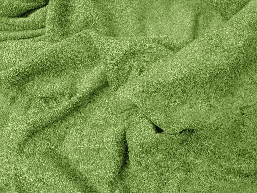 Cearsaf Frotir cu elastic EXCLUSIVE 160 x 200 cm verde