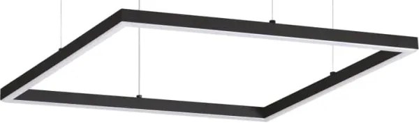 Ideal Lux - Lustră LED suspendată pe cablu ORACLE SLIM LED/33W/230V 3000K 50x50 cm negru