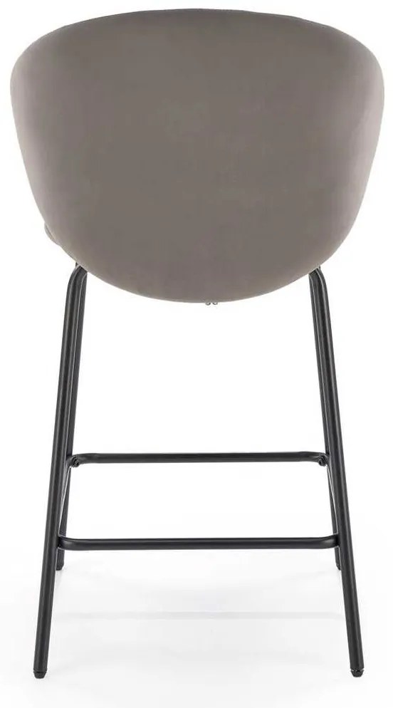 Scaun de bar Ava, gri