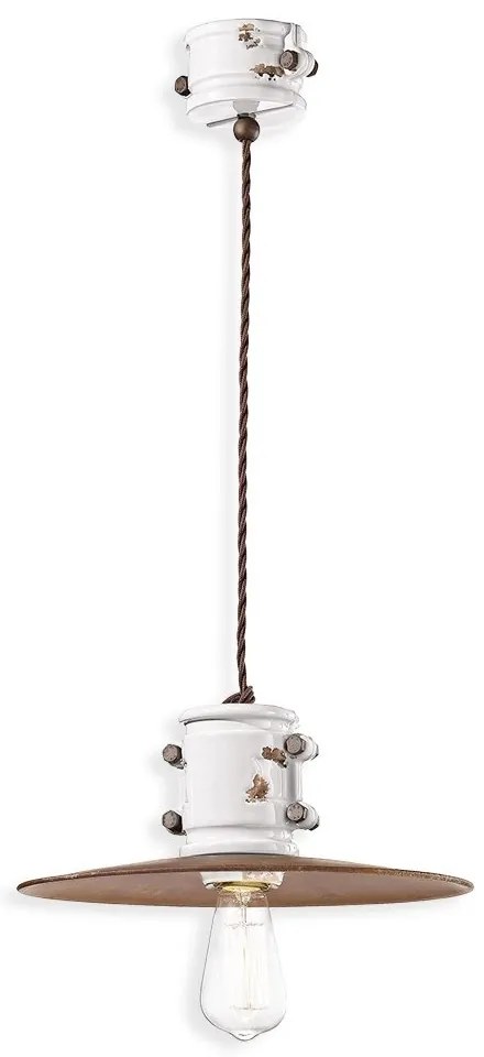 Pendul design retro realizat manual din ceramica URBAN