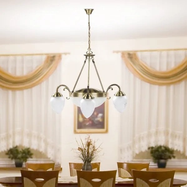 Rabalux 8633 - Lustra cu lant ANNABELLA 3xE14/40W+2xE27/60W