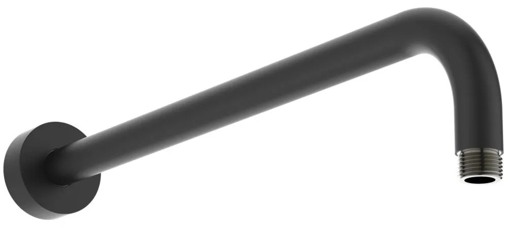 Brat de dus, 40 cm, negru matase Negru mat