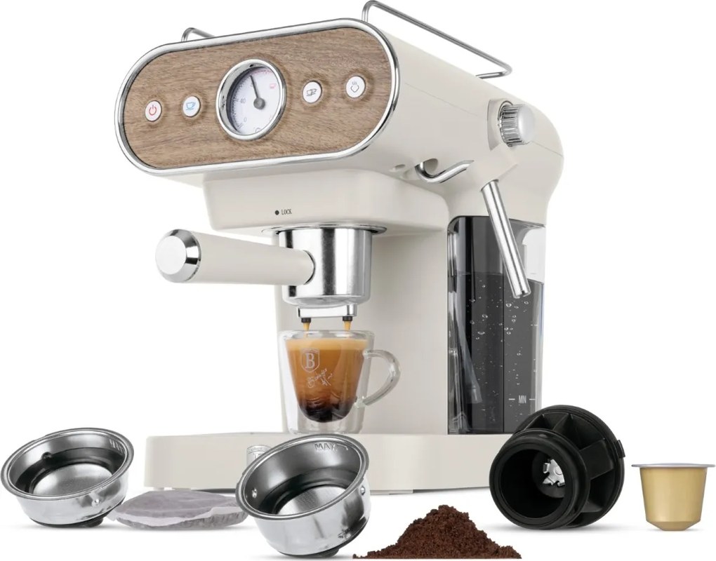 Espressor 3 in 1 Sahara Nordic Berlinger Haus BH/9854, bej