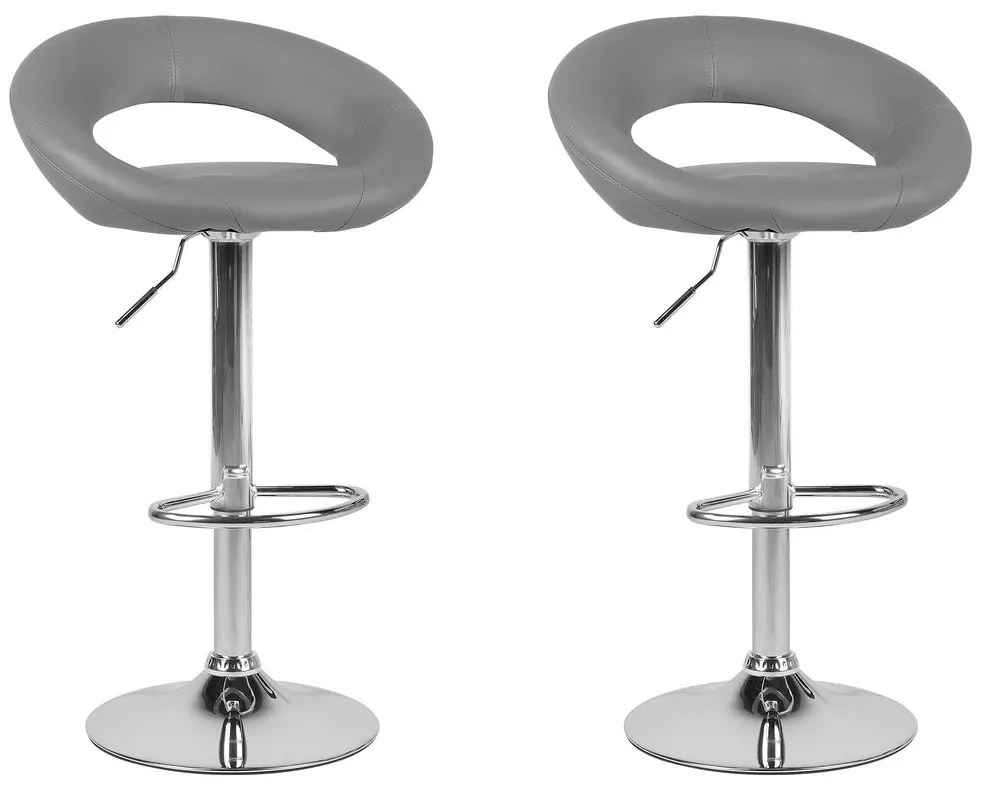Set scaune tip bar 2buc. Pria (gri). 1010050