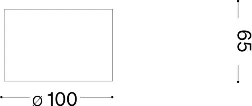 Ideal Lux - Spot LED SPIKE 1xGX53/9W/230V, Ø 10 cm, finisaj cupru