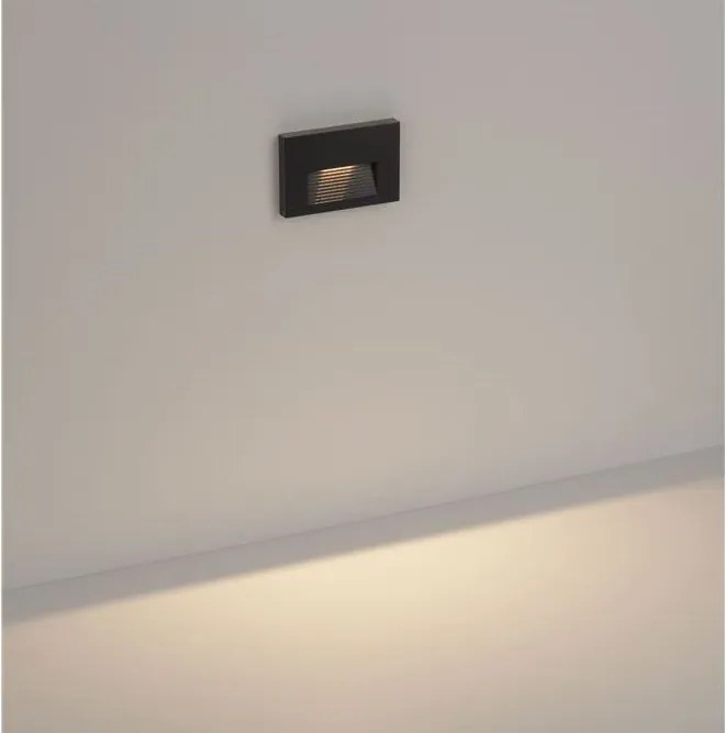 Aplica exterior, Spot aplicat LED IP65 NILO negru