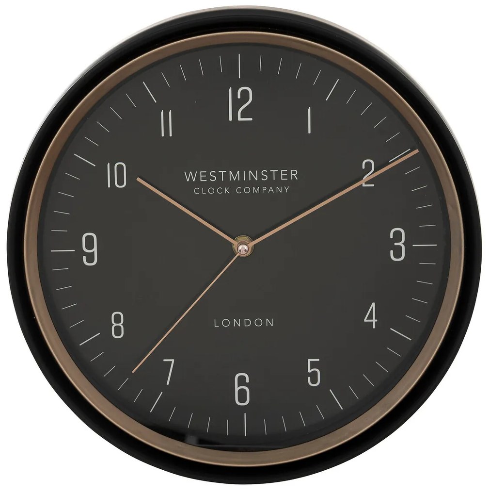 Ceas de perete pentru bucatarie SVEN, negru, Ø 29 cm