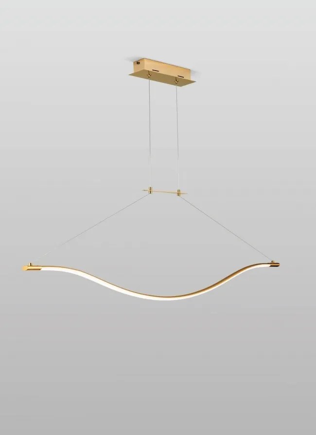 Lustra LED suspendata design modern Donna aurie