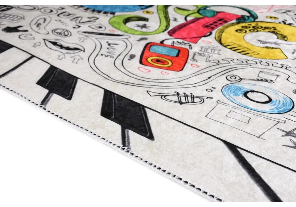 Covor pentru copii lavabil 160x230 cm Musical – Vitaus