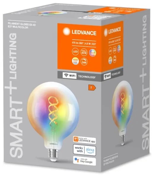 Bec LED RGBW dimabil Ledvance SMART+ E27/4,8W/230V 2700-6500K Wi-Fi