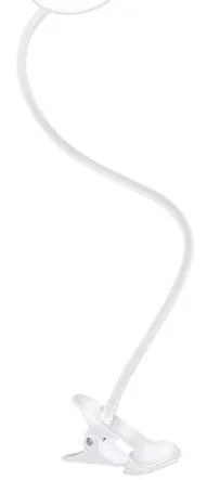 Solight WO66-W - Lampă de birou LED dimabilă cu clemă, 8W, 230V, 3000/4000/5000K, albă