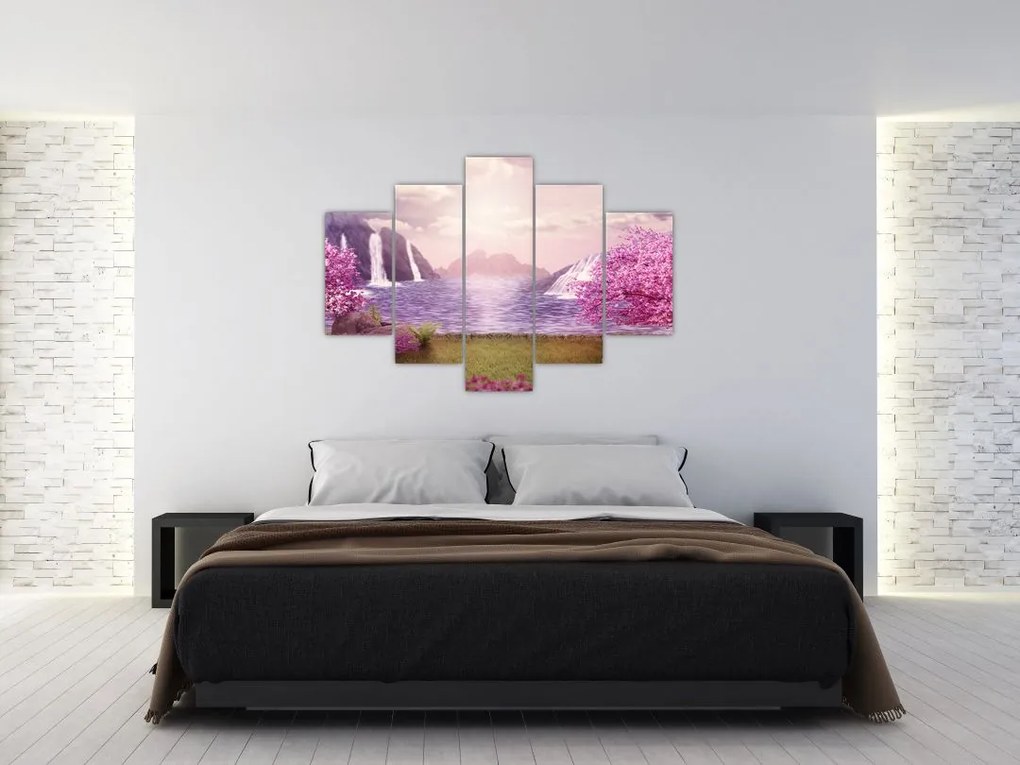 Tablou cu lac (150x105 cm)