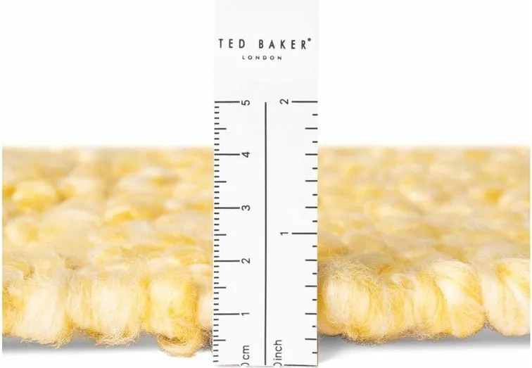 Covor tip traversă galben țesut manual din material bouclé 80x200 cm Notting Hill Portobello – Ted Baker