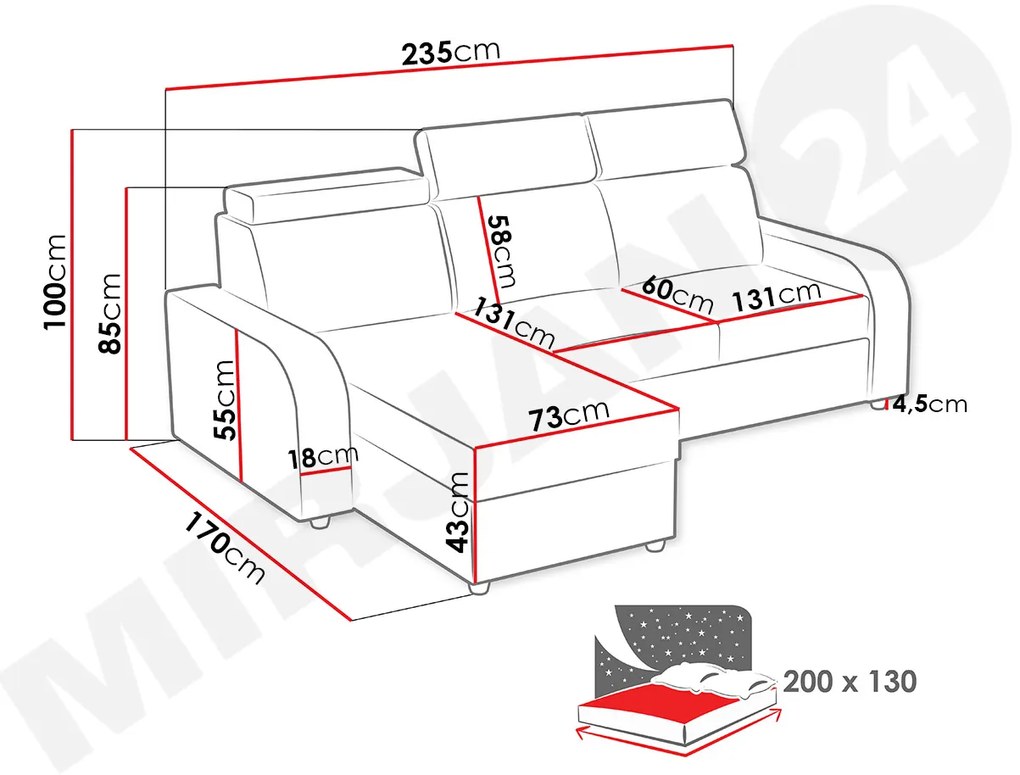 Colțar Lysand 2rLC (crown 4). Promo -17%. 1053932