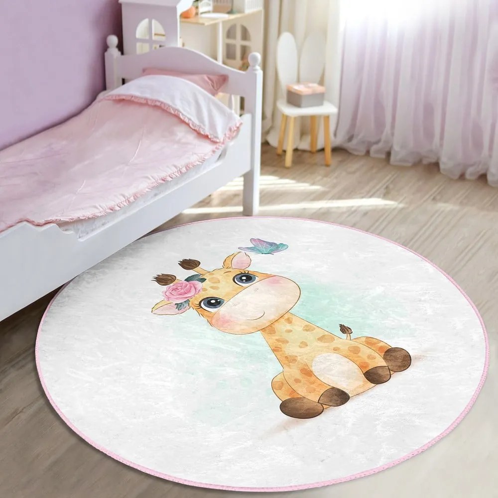 Covor pentru copii alb ø 100 cm Comfort – Mila Home
