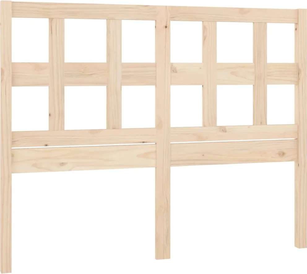 vidaXL Tăblie de pat, 125,5x4x100 cm, lemn masiv de pin