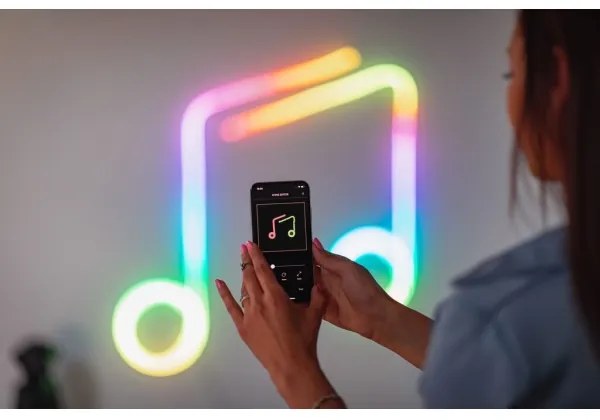 Bandă LED RGB dimabilă FLEX 300xLED 6m Wi-Fi Twinkly TWFL300STW-WEU