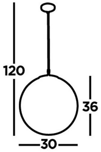 Lustră pe cablu ATOM 1xE27/60W/230V albă/neagră Searchlight 6088