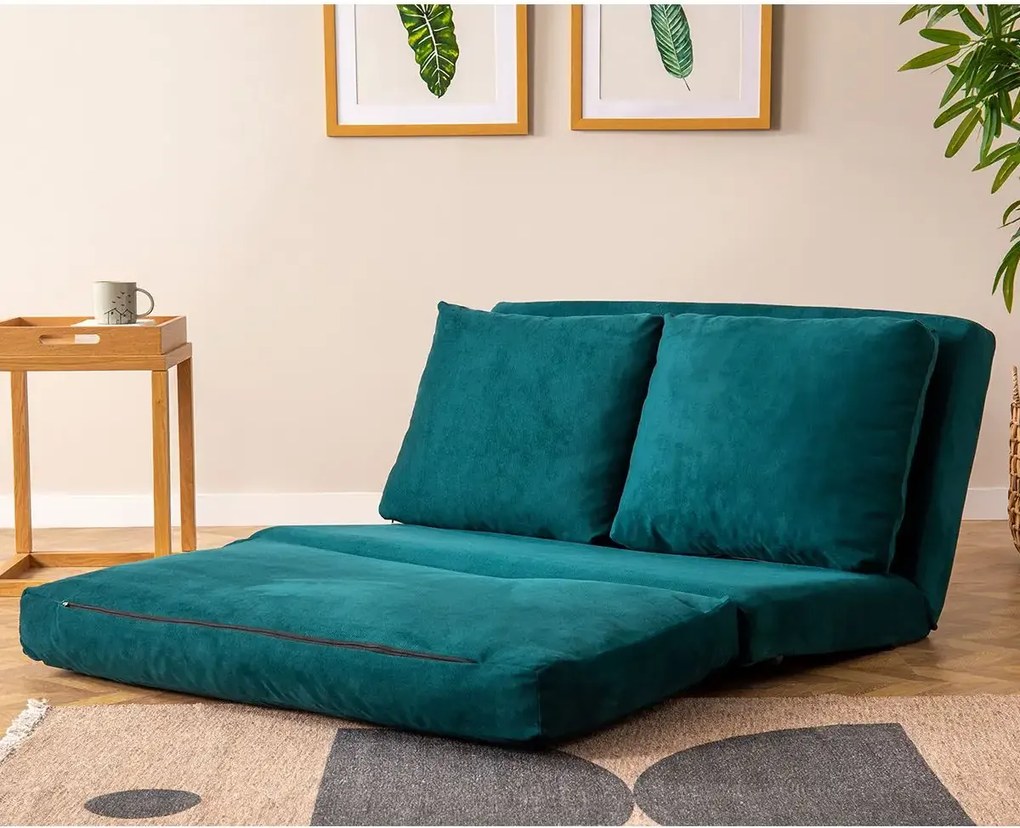 Canapea extensibila 2 locuri moderna,Taida,180X120 cm – blue