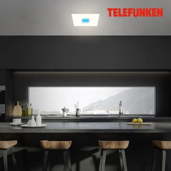 Plafonieră LED RGBW Telefunken 319106TF LED/24W/230V + telecomandă