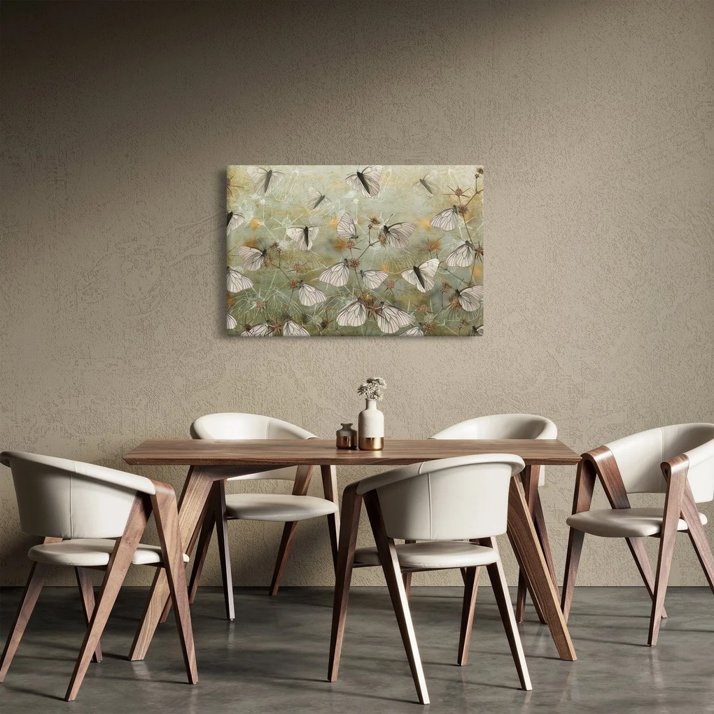 Tablou - Vintege fluturi (90x60 cm)