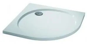 Cadita de dus semirotunda, Huppe Novano, compozit, 100x100cm, H4cm, 200913.055