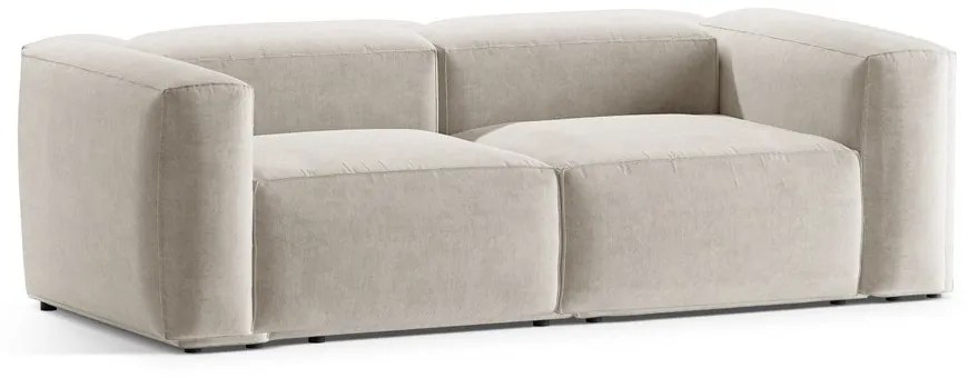 Canapea bej 224 cm Bergamo – Cosmopolitan Design