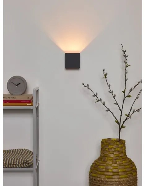 Lucide 09217/04/36 - Aplica perete LED XIO 1xG9/4W/230V antracit