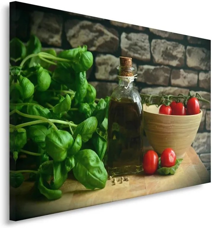 CARO Tablou pe pânză - Still Life With A Bottle 120x80 cm