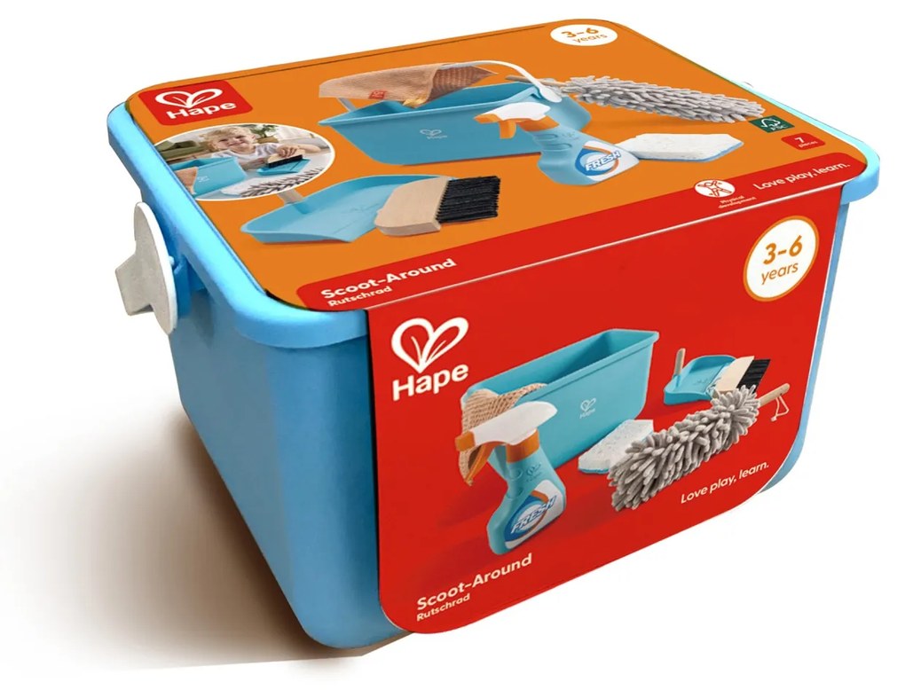 Jucarie - Set de curatenie cu galeata (7 piese)