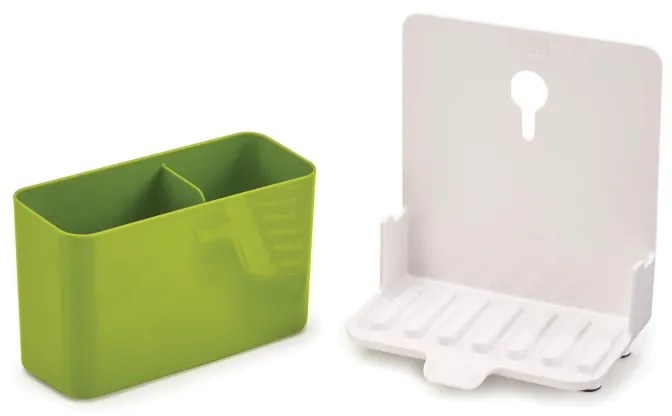 Organizator pentru chiuveta Joseph Joseph Caddy Tower 85124, Detasabil, Plastic, Alb/verde