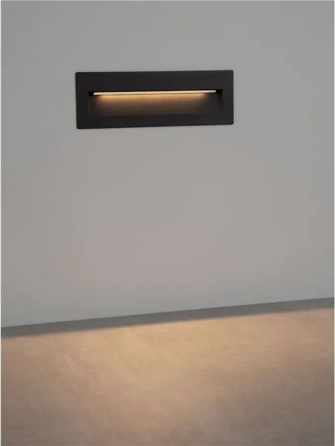 Spot incastrabil exterior IP65, LED CCT Ray negru