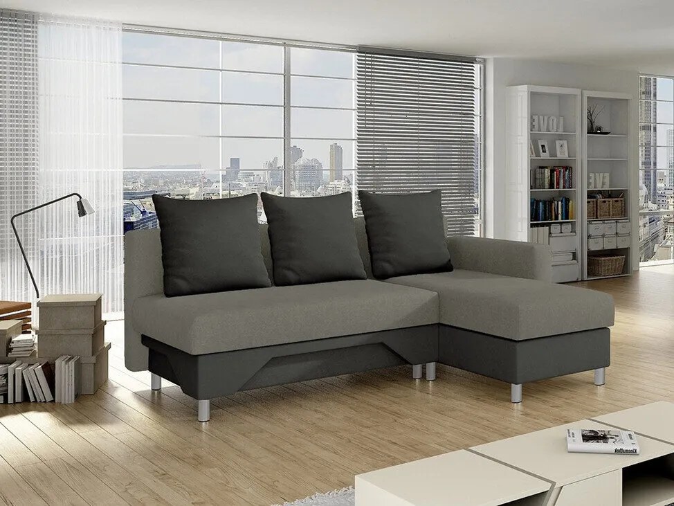 Colțar Akron 100 Cutie de pat, 215x133x95cm, 93 kg, Picioare: Plastic