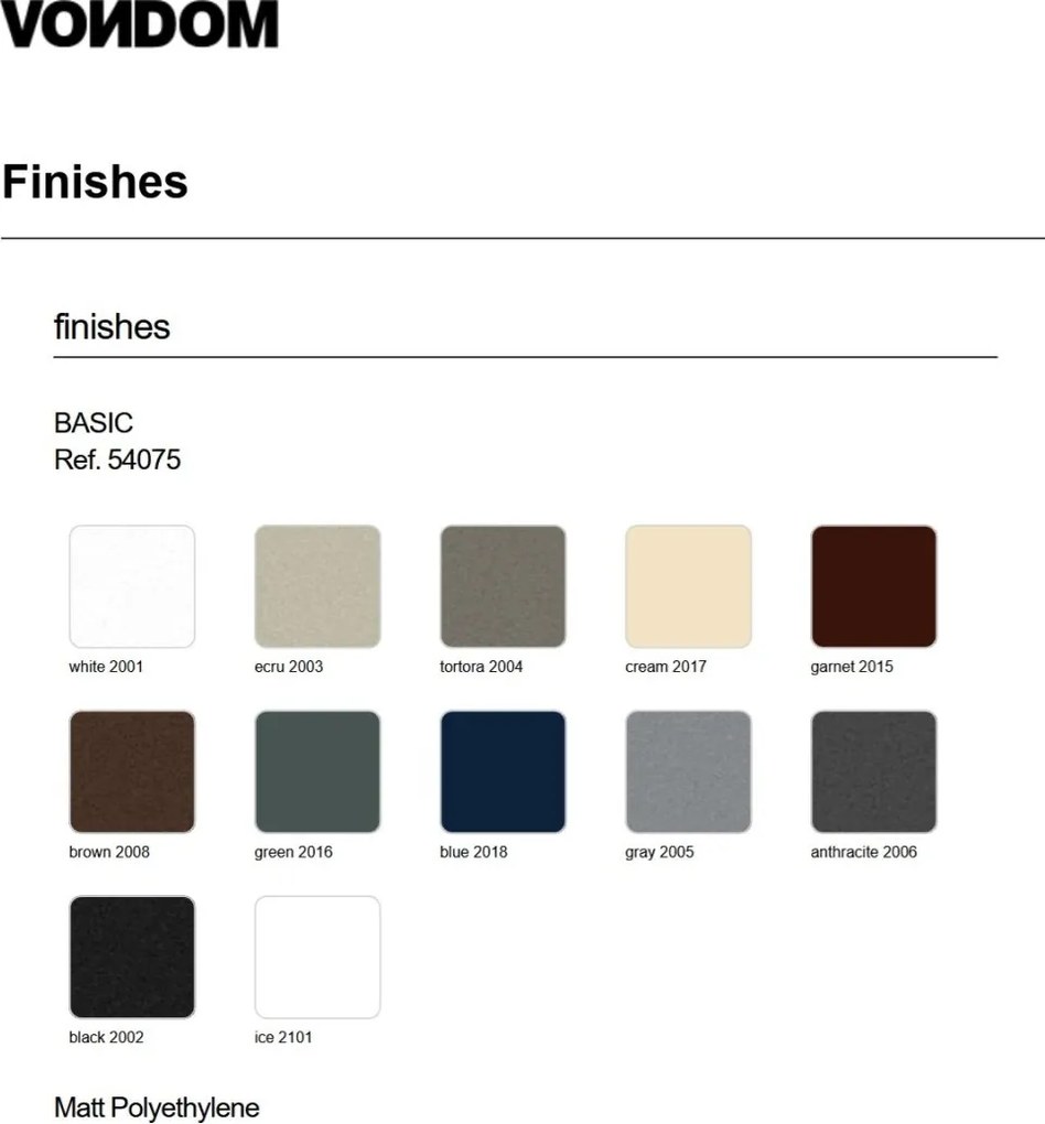 Masa de bar exterior / interior design modern premium FRAME BAR TABLE 54075 Vondom