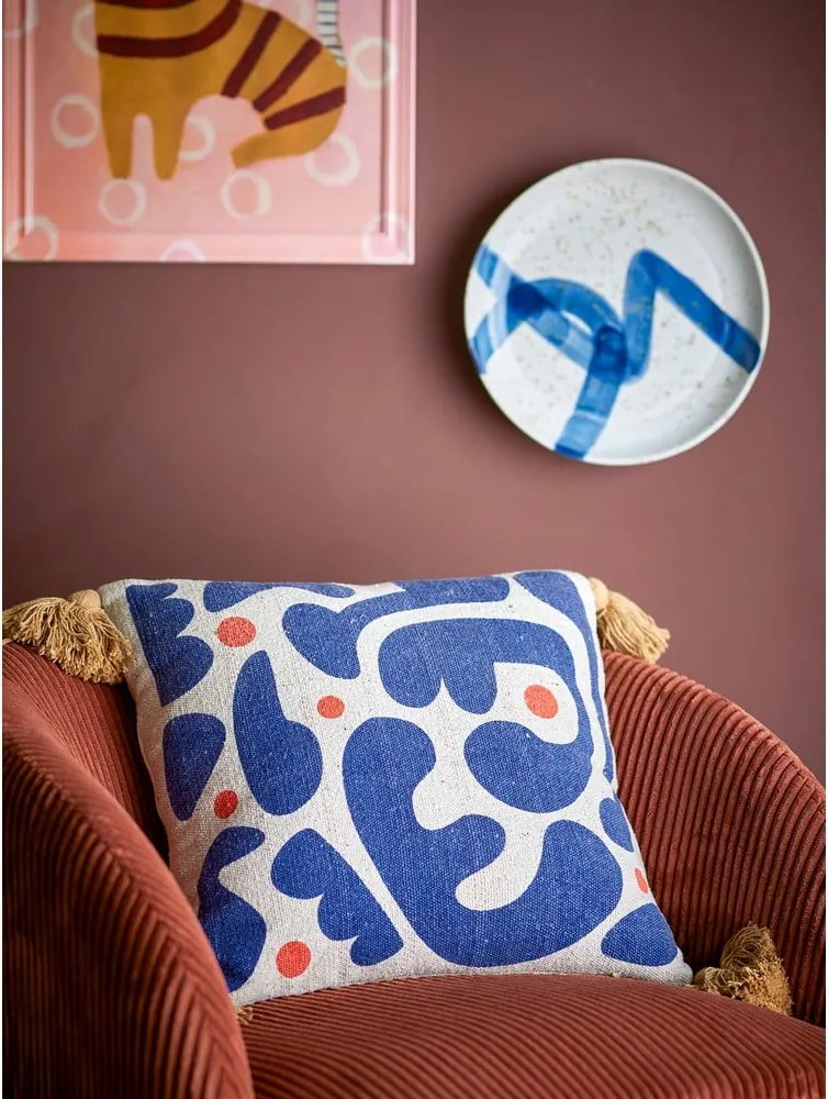 Pernă decorativă din bumbac reciclat 45x45 cm Eviaya – Bloomingville