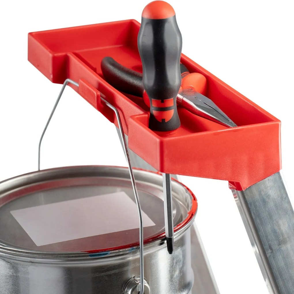 Rolser Scări din aluminiu Brico pentru uz profesional EN131, 5 trepte