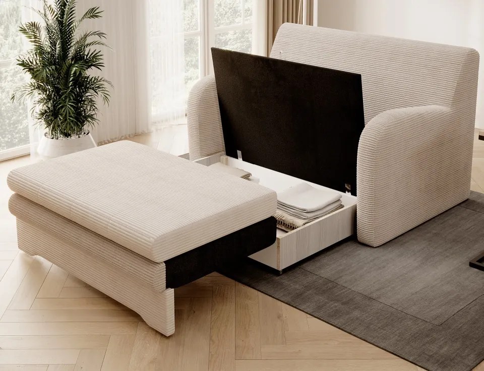 Canapea Ario extensibil, 130x103x85 cm – Jarell 18