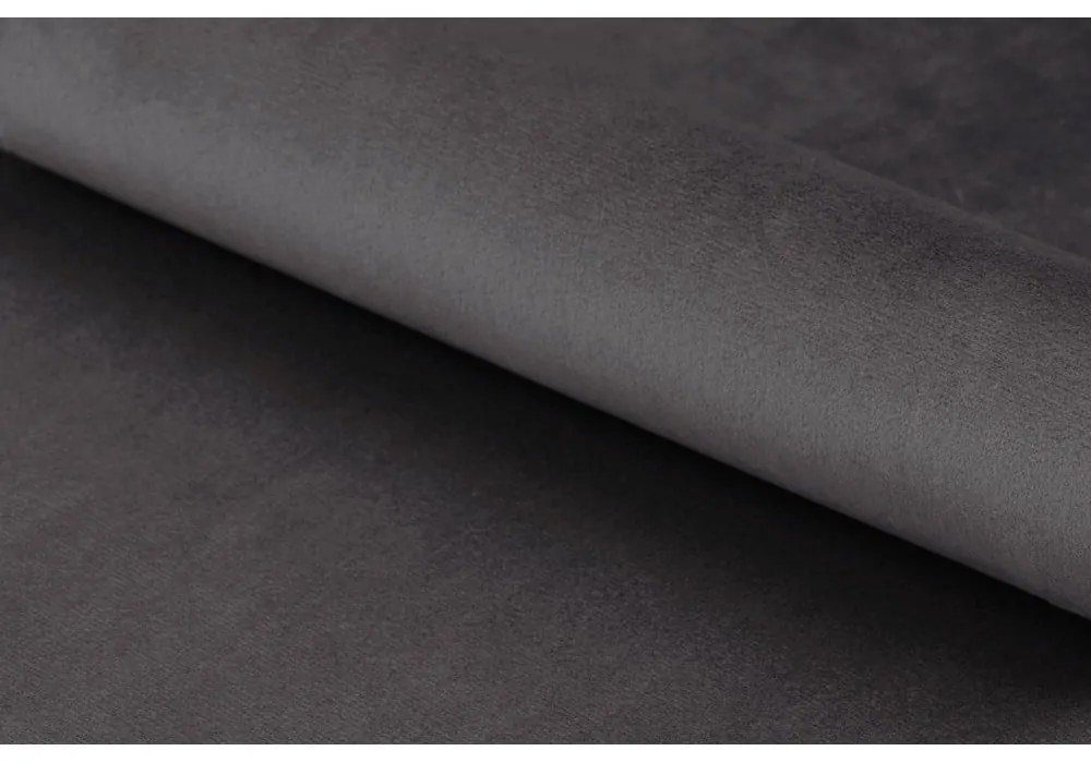 Fotoliu cu husă din catifea Actona Center, gri