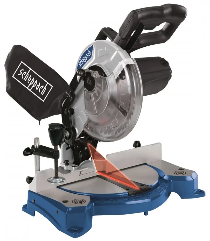 Scheppach HM 80 L ferăstrău unghiular cu laser