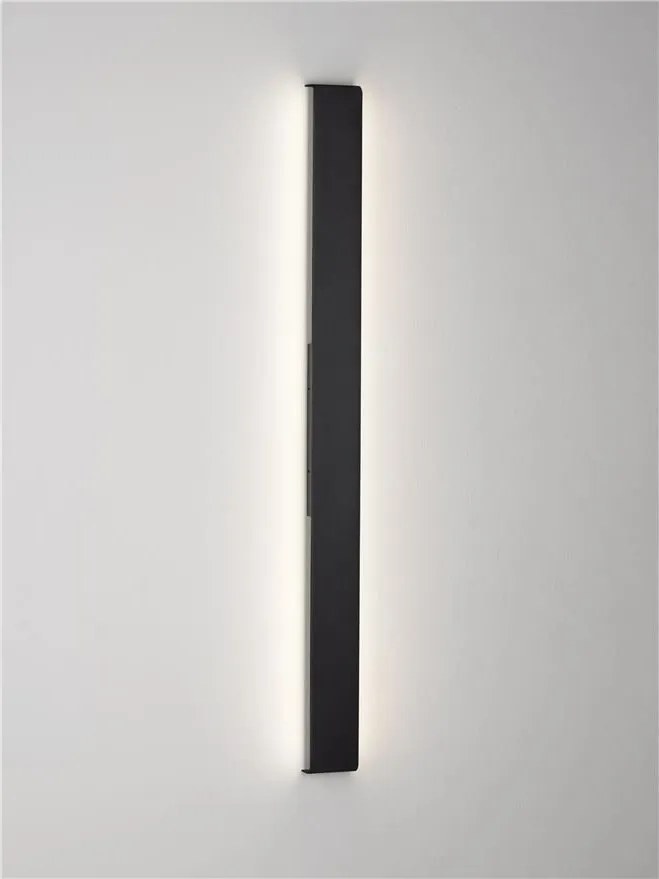 Aplica exterior neagra liniara 100cm IP65 LED 3000K RANGE
